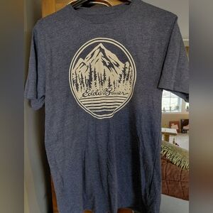 Eddie Bauer Men's Navy Mountain Tee